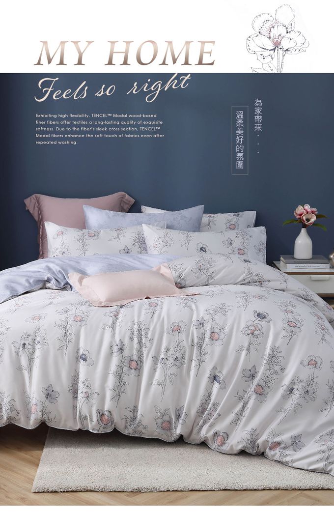 鴻宇 HongYew - 單人床包枕套組 100%天絲萊賽爾-黛特