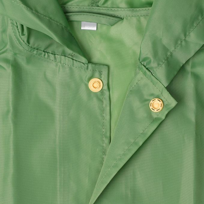 akachan honpo - 動物造型短斗篷式雨衣-恐龍-綠色