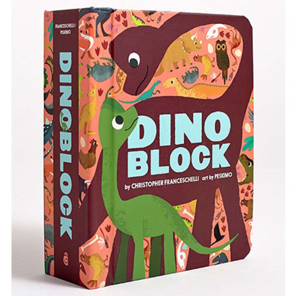 方塊認知硬頁書-Dinoblock 恐龍入門百科-精裝
