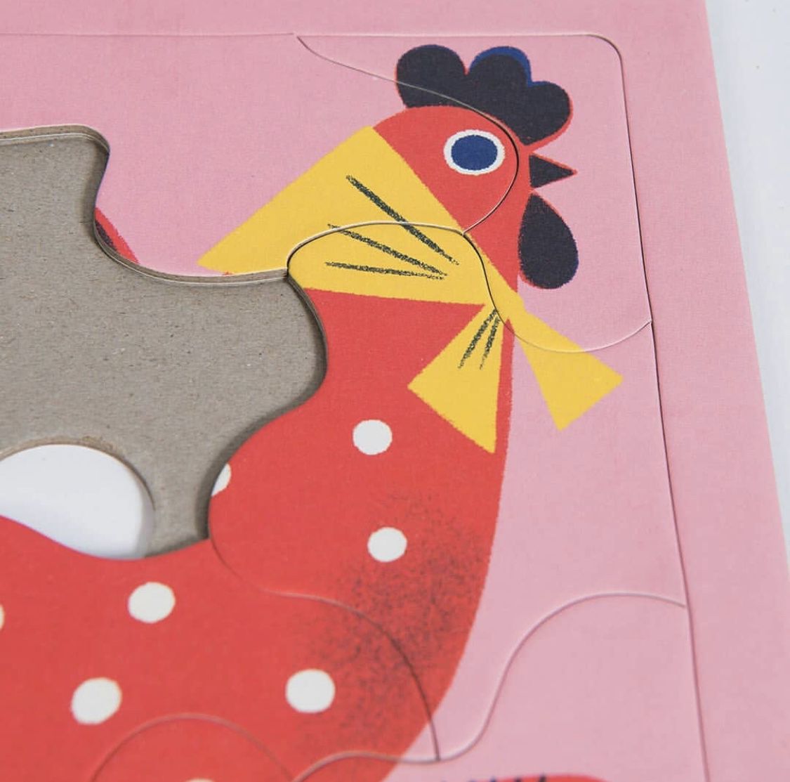 Moulin Roty - 四合一動物拼圖 (205*205*35(mm))