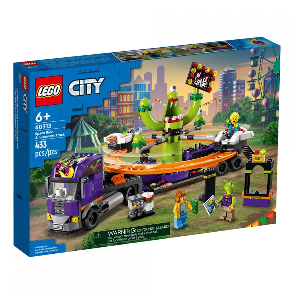 樂高積木 LEGO《 LT60313》City 城市系列 - 太空之旅遊樂車-433pcs