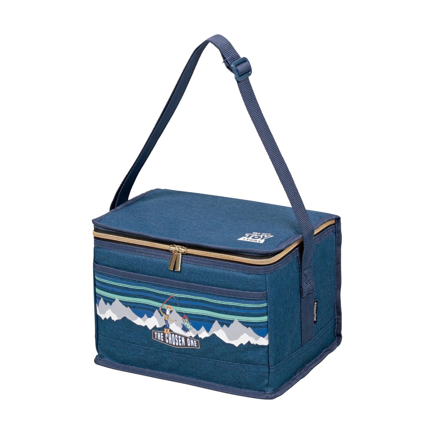 日本 Pearl 金屬 - 迪士尼方形保冷袋-玩具總動員-藍 (6L(28x18x18.5cm))