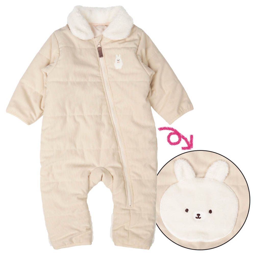 哈倫包屁衣-動物造型屁屁-象牙白色