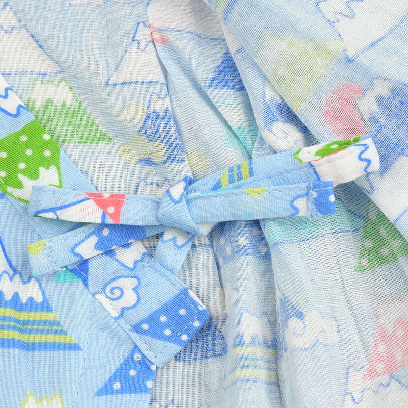 akachan honpo - 甚平包屁衣-富士山-淺藍色
