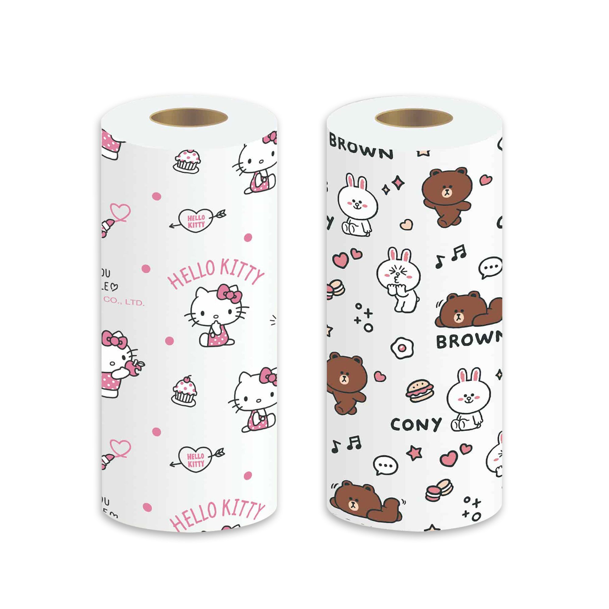 【台歐】LINE FRIEND/三麗鷗系列聯名款萬用擦拭巾二入組(選款)