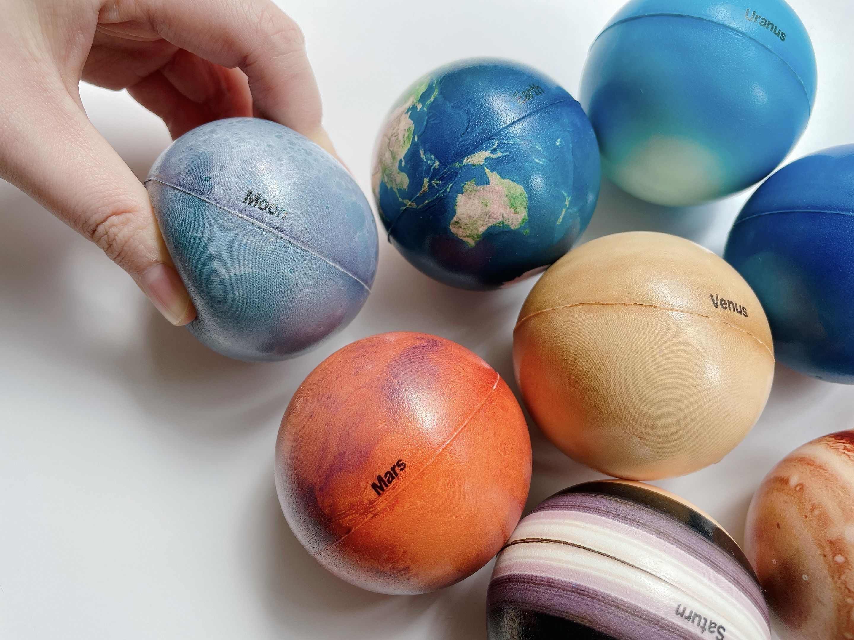 玩玩 Play - 太空系列八大行星彈跳球 (直徑約6.3cm)-9顆/包