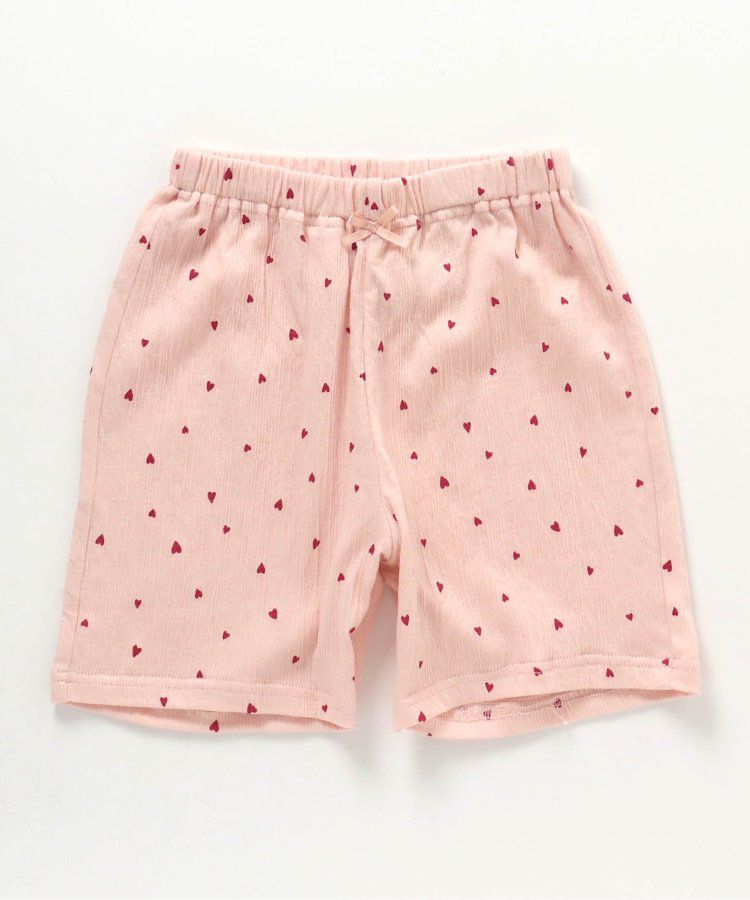 日本 apres les cours - 楊柳天竺棉夢幻感成套短袖家居服-小花-象牙白