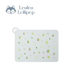 Loulou Lollipop - 可掛式矽膠餐墊-美味酪梨