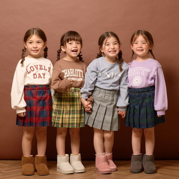 日本 Lycee mine - [推薦]定番百搭標語大學T-淺棕