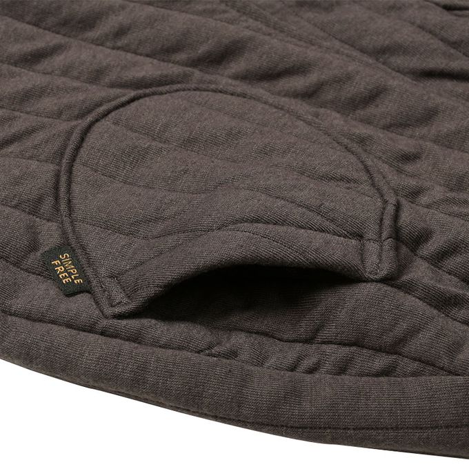 akachan honpo - 10分鋪棉褲-深灰色