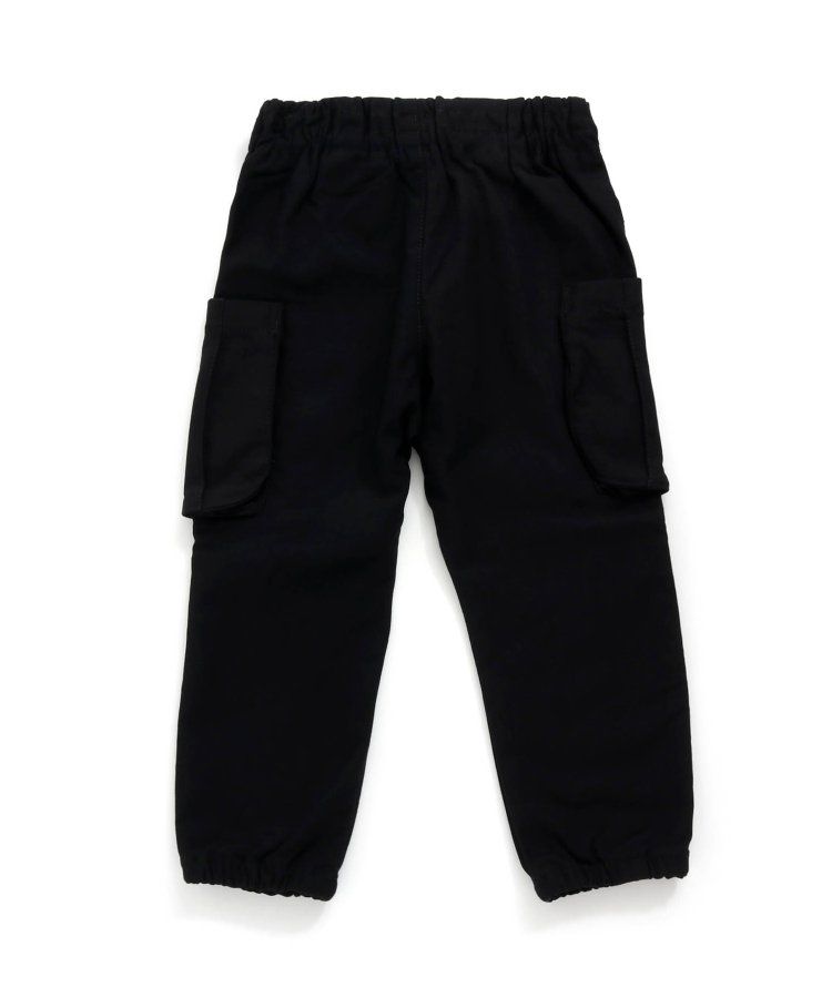 日本 BREEZE - 裏起毛工裝休閒長褲-丹寧藍