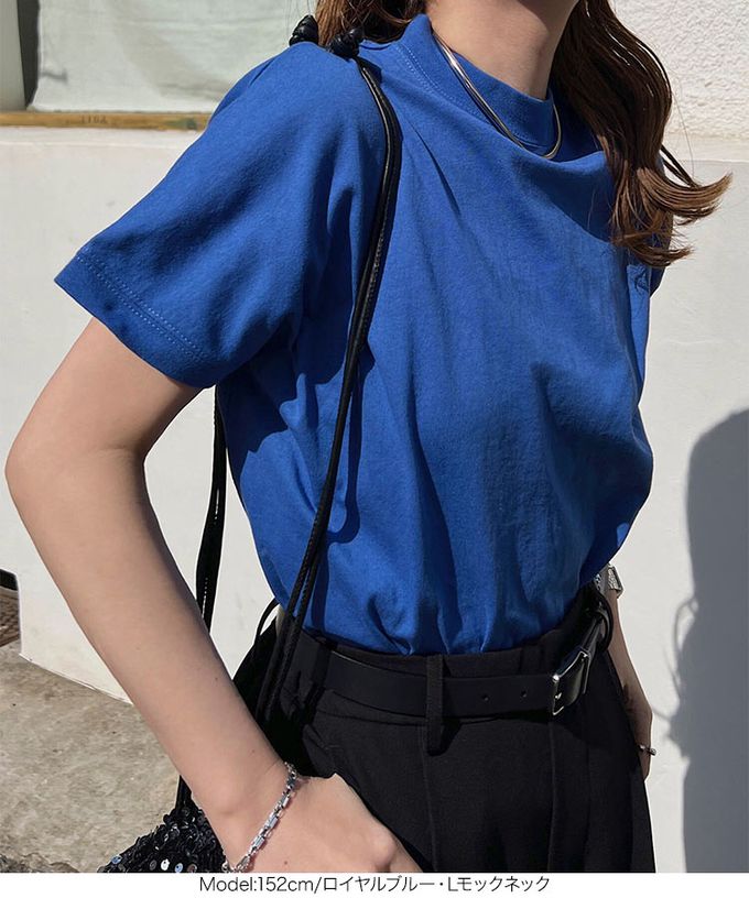 日本 Kobe Lettuce - 100%棉 修身法式袖上衣-(可選領)-海軍藍白條紋