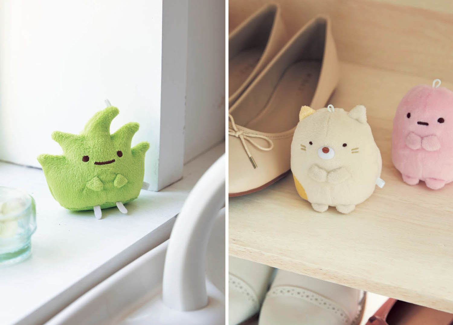 日本千趣會 - 角落生物 除臭除濕玩偶-裹布-粉點點 (約6~7cm高)