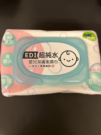 nac nac - EDI超厚純水濕巾-80抽(附蓋)