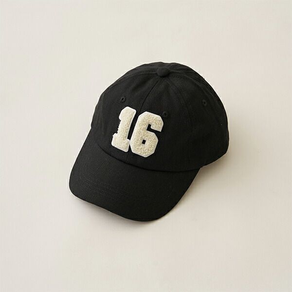 日本 b-ROOM - 立體數字刺繡棒球帽-耀眼紅 (52～54cm)