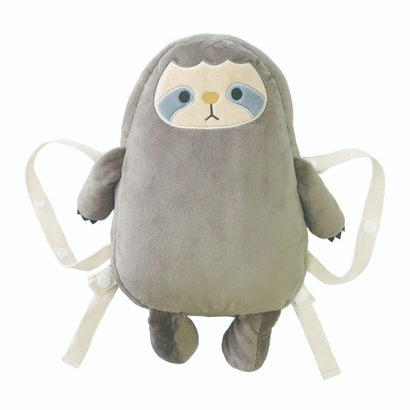 akachan honpo - 嬰兒防護枕背包-樹懶-灰色