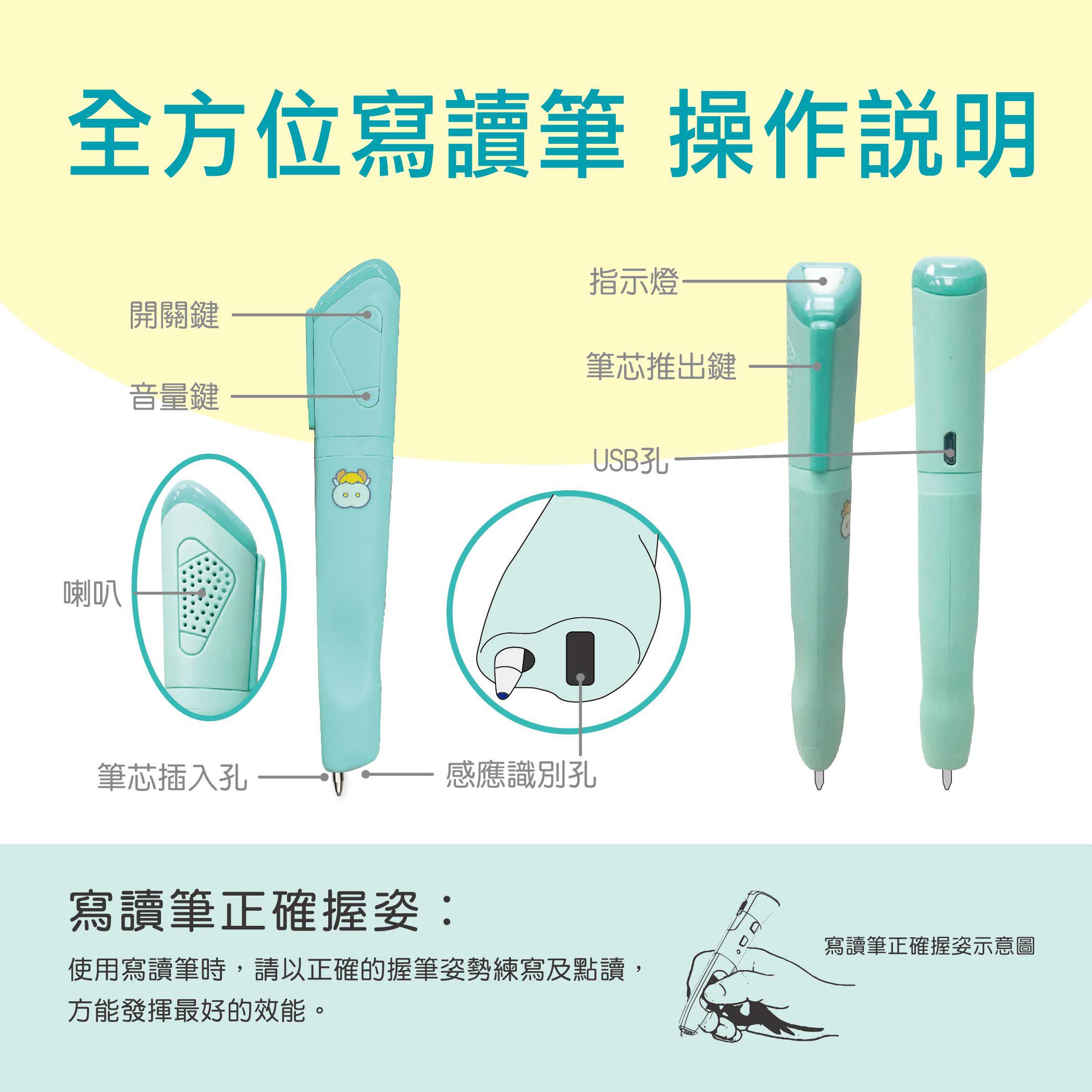 基礎全方位寫讀筆寶盒【可寫字的點讀筆】38件組 (40*28*6.5cm)