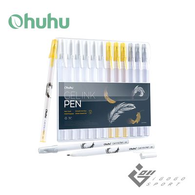 Ohuhu - 金銀白三色中性筆組 12入