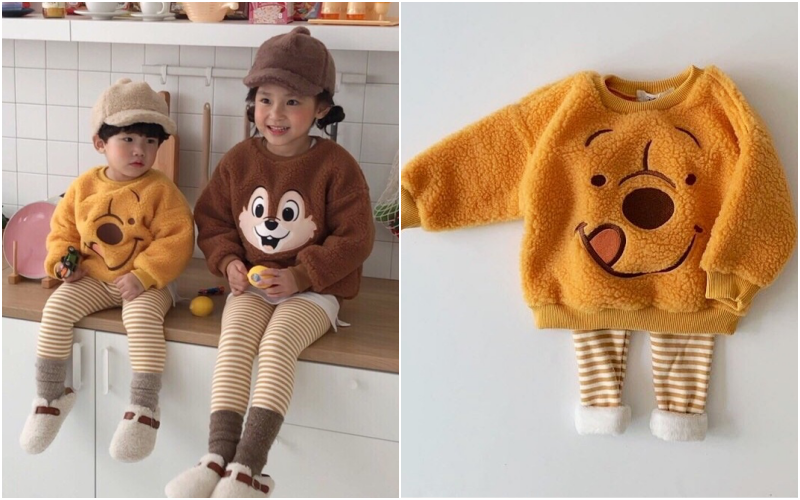 【現貨 6 折】正韓製迪士尼童裝 ♥ 叉奇 ♥ 小熊維尼 ♥ 米奇