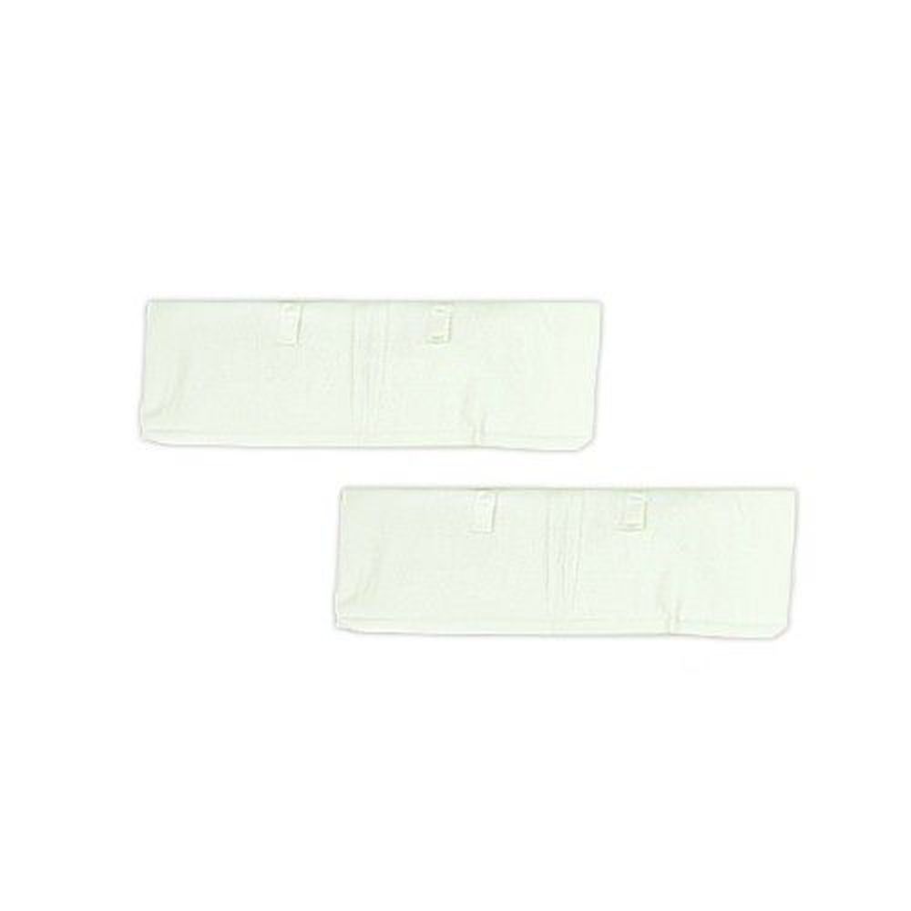 Lori's bumper - 固齒防護嬰兒床欄包-組合(短邊款x2)-白色