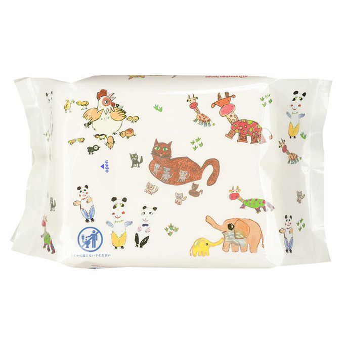 akachan honpo - 除菌濕紙巾 無酒精80張2包