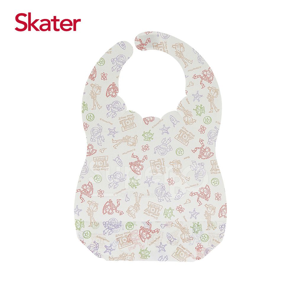日本 SKATER - 拋棄式圍兜(10入/包)-玩具總動員