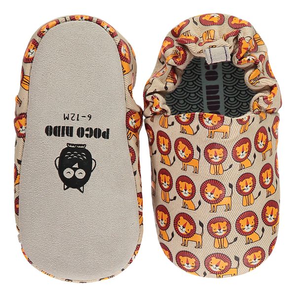 英國 POCO NIDO - 寶寶手工鞋/學步鞋-快樂小獅