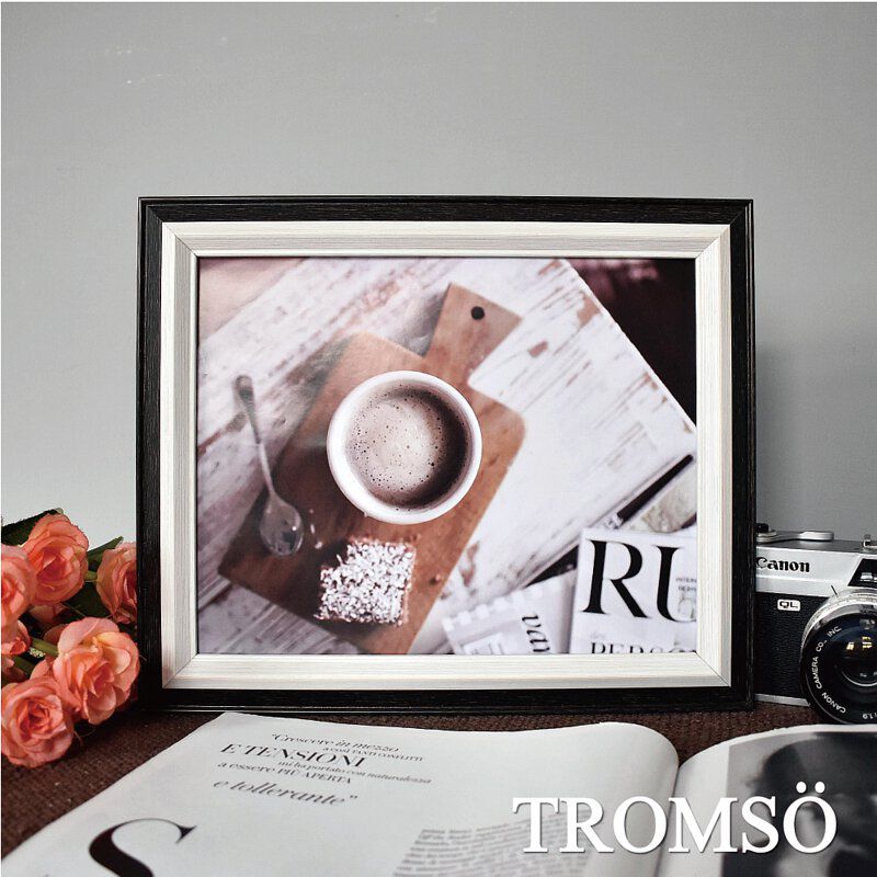 TROMSO - 巴黎撞色木紋8X10相框-黑