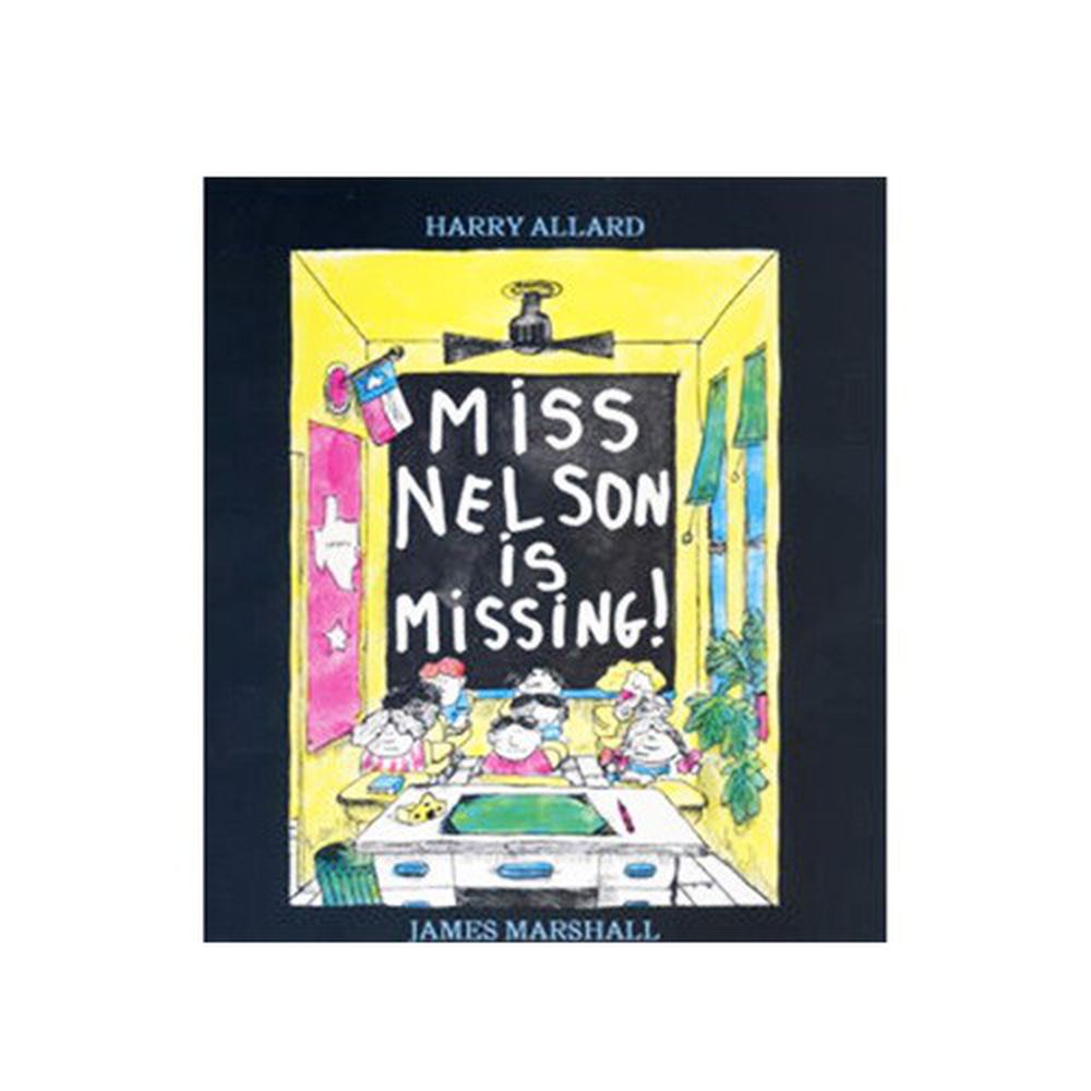 廖彩杏老師有聲書-MISS NELSON IS MISSING/書+CD