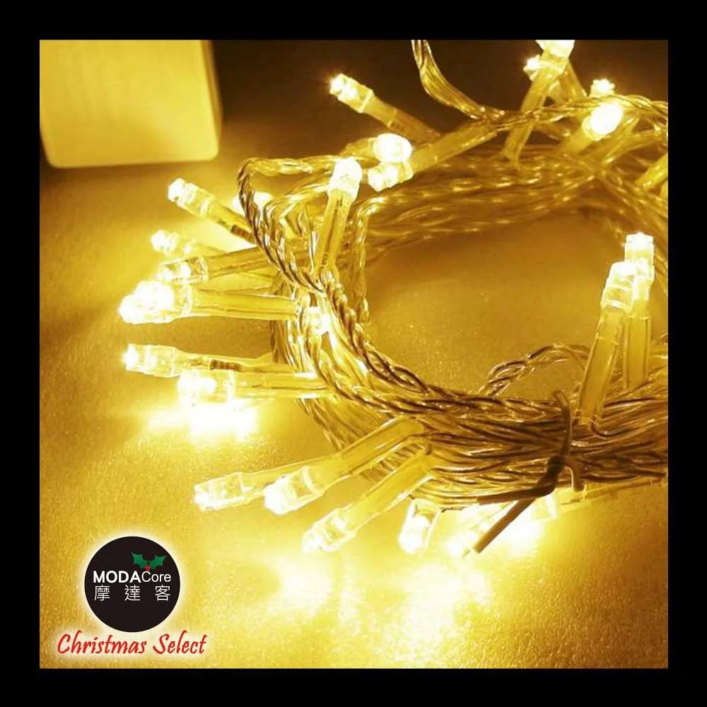 MODACore 摩達客 - 摩達客耶誕★台灣製3呎/3尺(90cm)豪華版粉紅色聖誕樹(銀紫色系配件)+50燈LED燈插電式燈串一串暖白光(附控制器)本島免運費