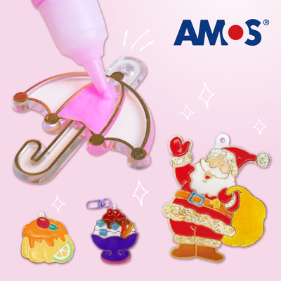 韓國第一品牌【韓國AMOS】玻璃彩繪膠DIY，零技巧完成夢幻作品