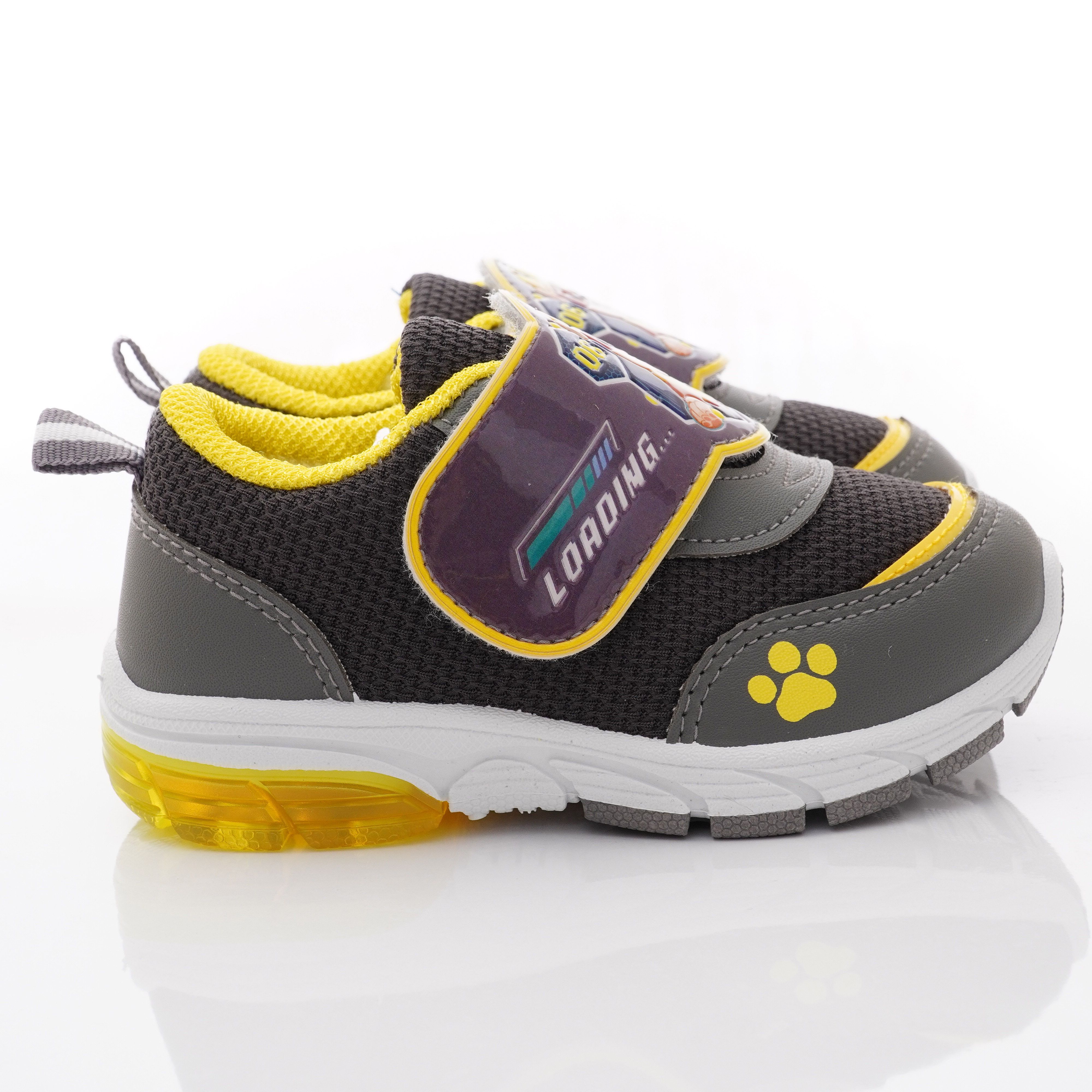 汪汪隊立大功 - 卡通童鞋-小礫電燈運動鞋款(中小童段)-灰
