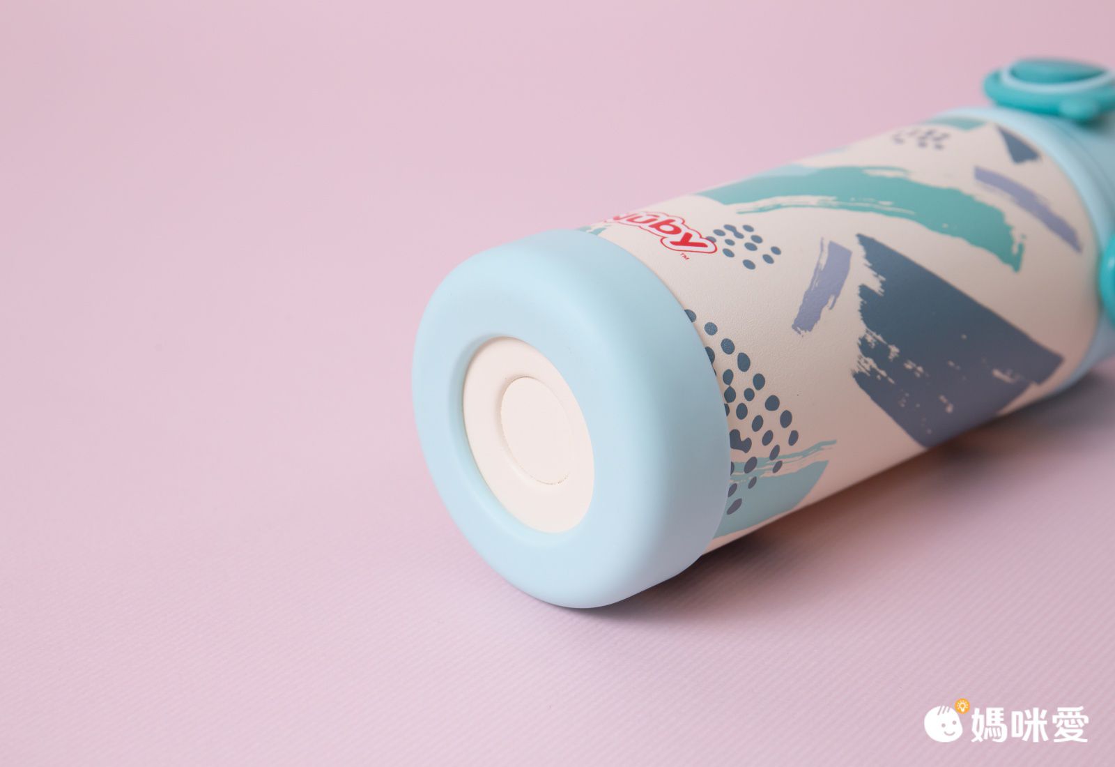 Nuby - NUBY純鈦兒童保溫杯(細吸管/附背帶)_380ml