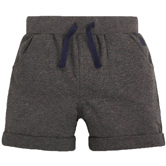 英國 JoJo Maman BeBe - 超優質嬰幼兒/兒童100%純棉綁繩短褲2入組-黃灰