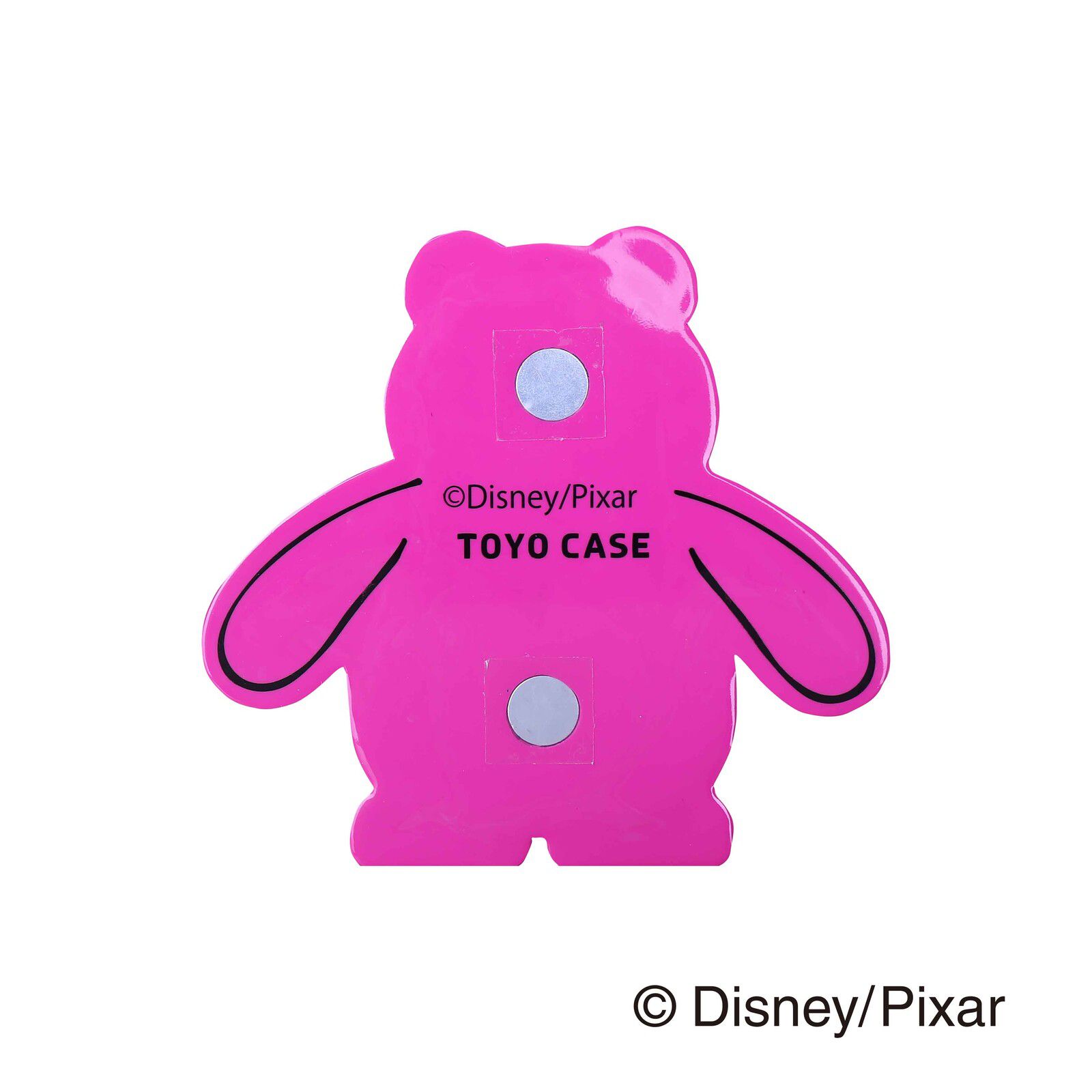 日本 TOYO CASE - 可愛造型可彎折磁鐵置物掛鉤-生氣熊抱哥-耐重250g