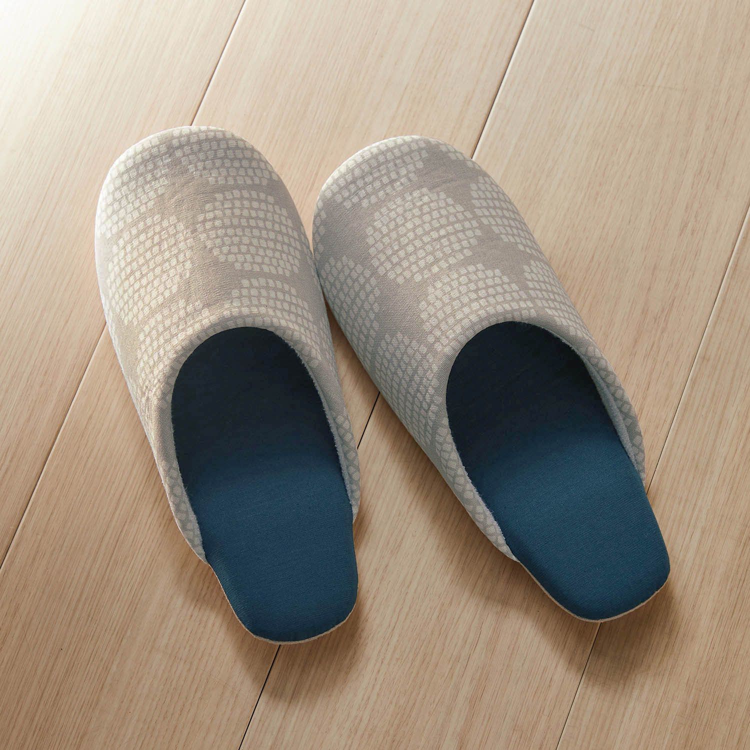 日本千趣會 - 優雅北歐風可機洗室內拖鞋-冷灰系 (24-26cm)