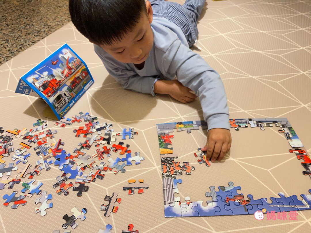 KUMON - 益智拼圖STEP 5-3 巴士、工程車及消防車-96pcs/117pcs/140pcs