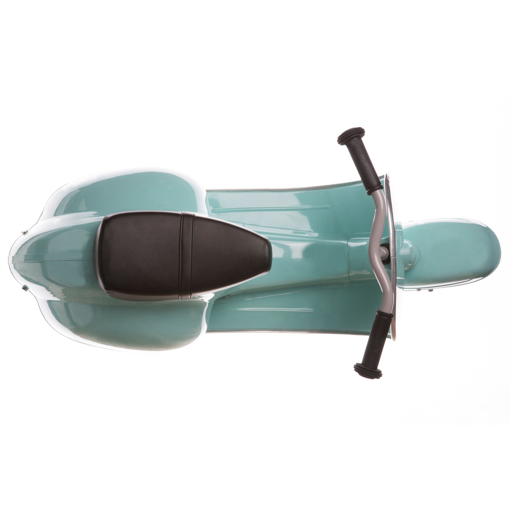 義大利Vespa - 【超值兩台組】迷你Vespa電動玩具車靠背款-綠+Ambosstoys PRIMO經典偉士牌復古造型滑步車-薄荷綠