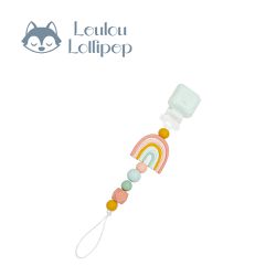 Loulou Lollipop - 造型奶嘴鍊夾系列 ( 甜心版)-幸運彩虹