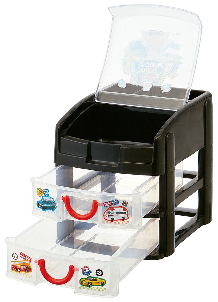 日本 SKATER 代購 - 桌上三層抽屜式收納盒-TOMIKA (約15x19x16cm)