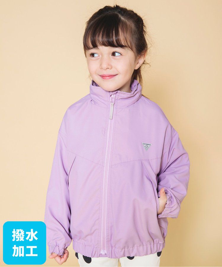 日本 BREEZE - 防潑水繽紛撞色連帽休閒外套-土耳其藍x棕