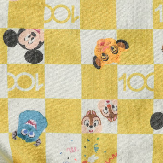 akachan honpo - 休閒上衣-迪士尼 格子-黃色