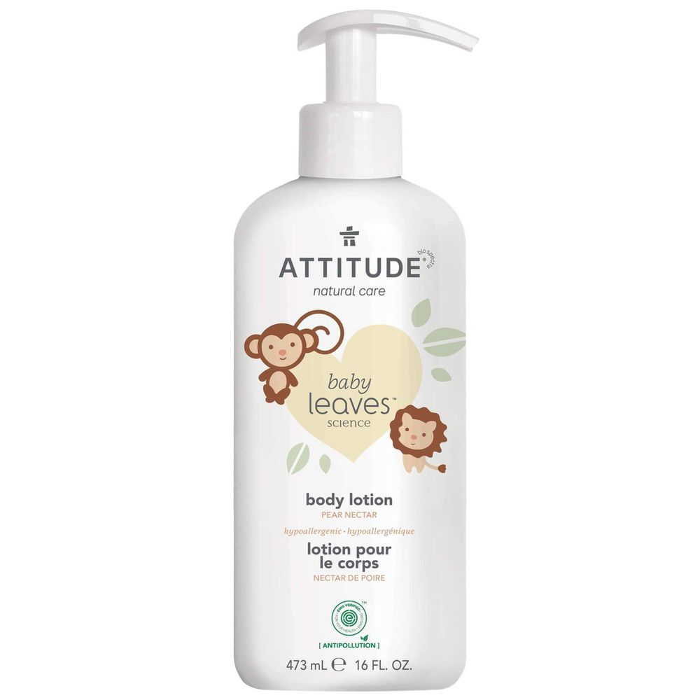 加拿大 ATTITUDE 艾特優 - 嬰幼兒身體乳-梨花蜜-473ml