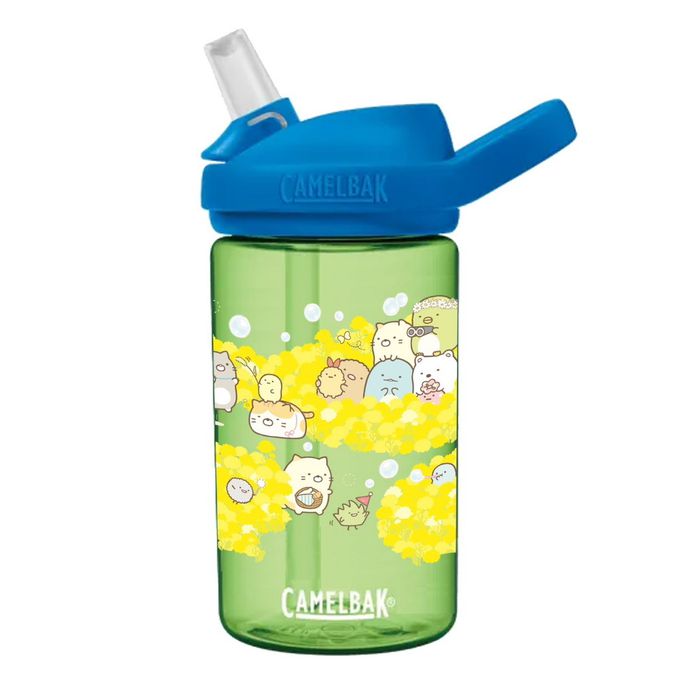 CamelBak - EDDY+ 兒童吸管運動水瓶 角落小夥伴限量款-花花泡泡-400ml