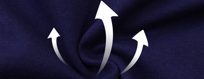 Jumping meters - 棉質圓領長袖連身洋裝-花花與蜜蜂-深藍色