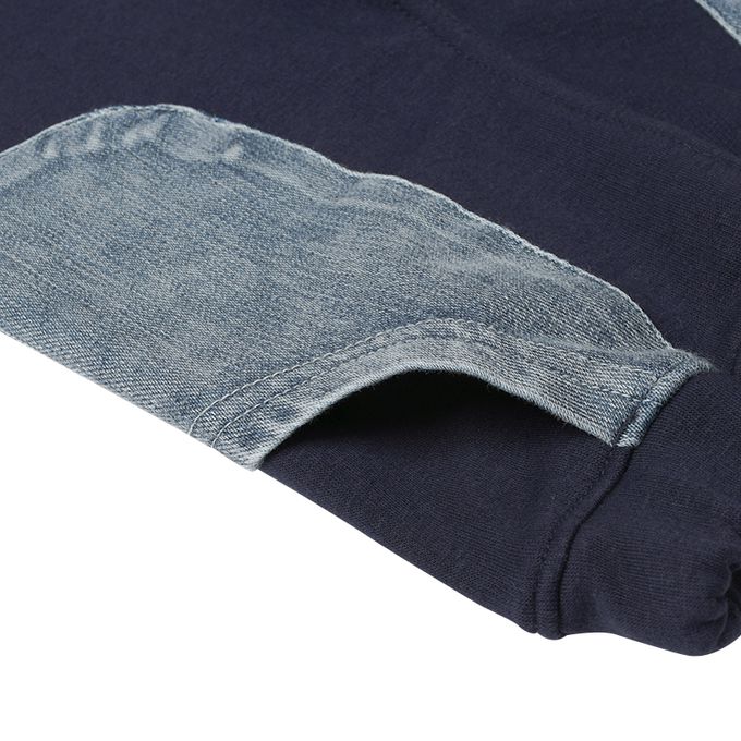 akachan honpo - 內裡刷毛褲-深藍色