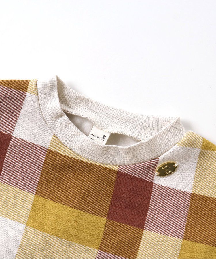 日本 apres les cours - [推薦]內刷毛溫暖荷葉長袖洋裝-丹寧-海軍藍