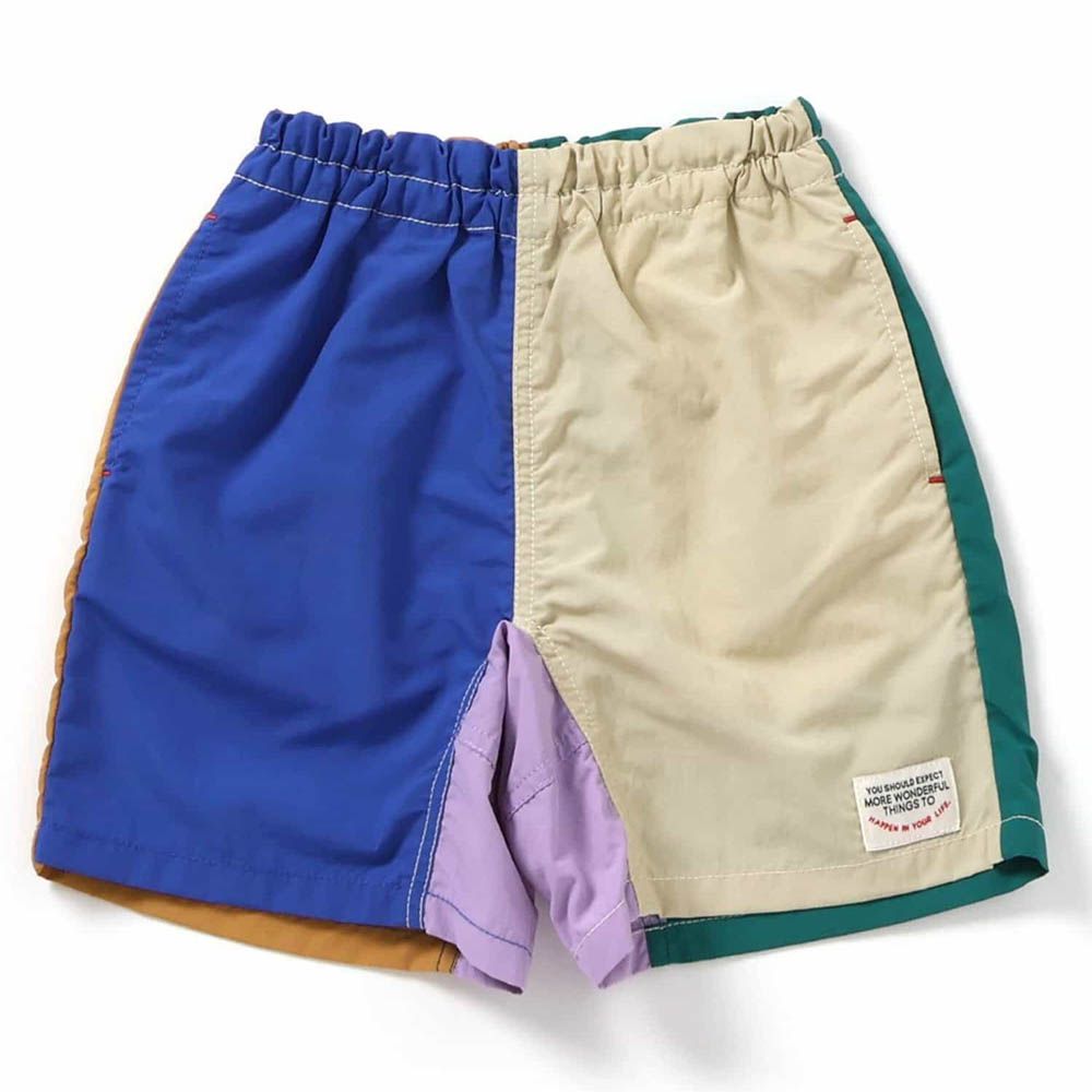 水陸二用 繽紛色短褲(4分丈)-多彩