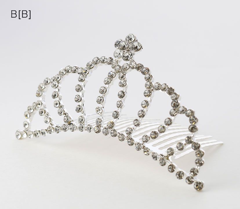 日本 Catherine Cottage - 閃閃發亮華麗皇冠髮飾-A款