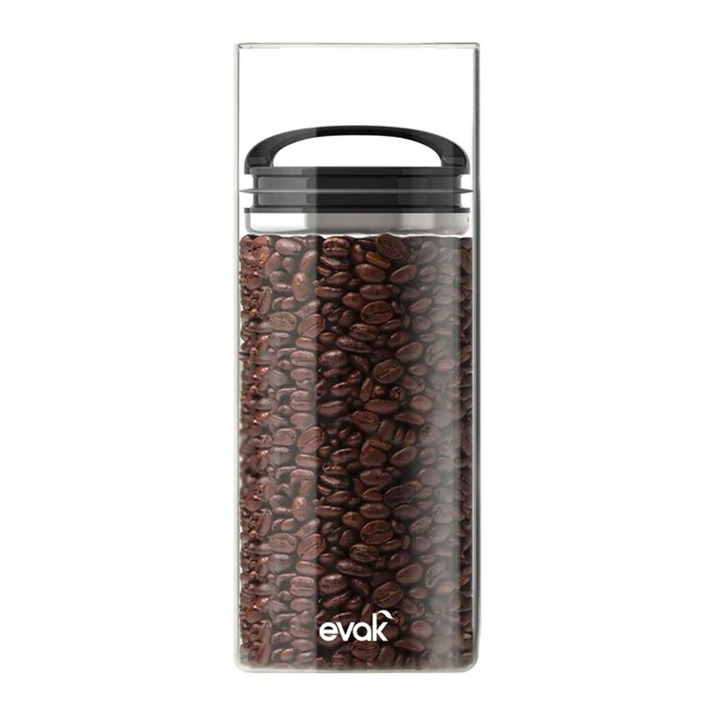 EVAK 密封儲物罐 COMPACT 系列-玻璃/亮面把手 (3號) (1360ml)